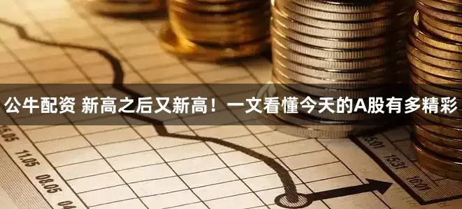 公牛配资 新高之后又新高！一文看懂今天的A股有多精彩